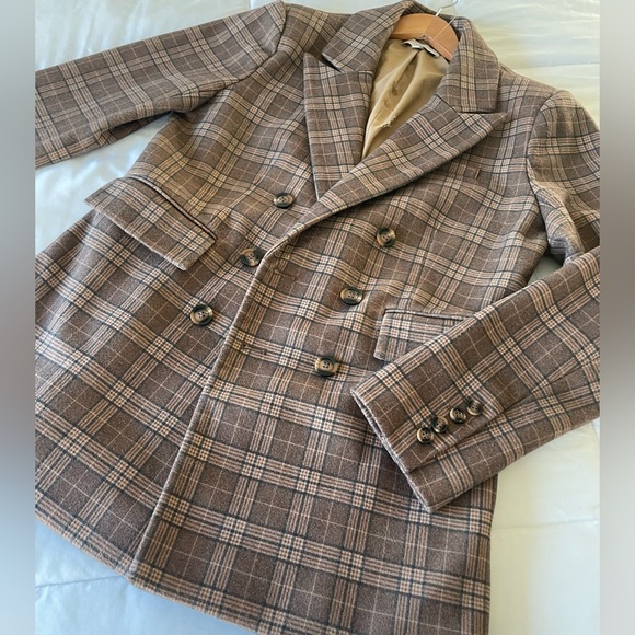 Favorite Daughter Phoebe Plaid Blazer, FDxNuuly, Large - Picture 2 of 13